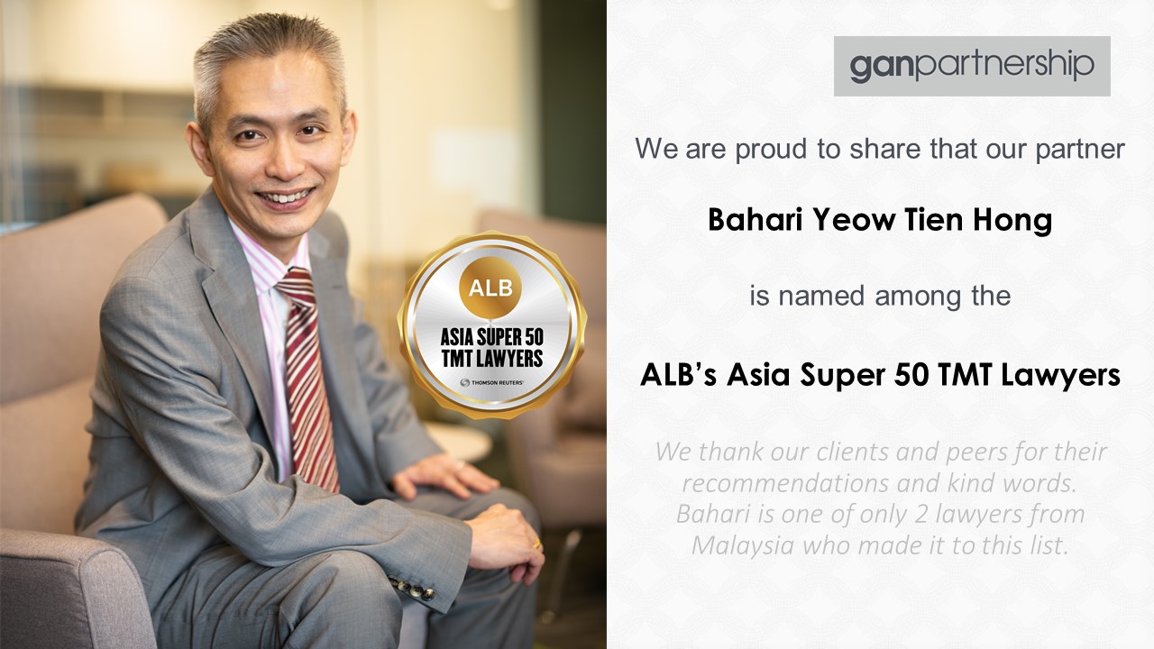 ALB Asia Super 50 TMT Lawyers Gan Partnership